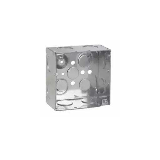 [P15-017] Rigid Square Box 4", 2-1/8" Deep x 3/4" Hole